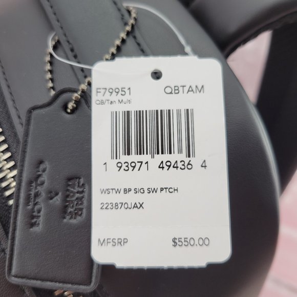 Coach X Star Wars Westway Backpack In Signature Canvas With Patches F79951 NWT - Picture 13 of 13